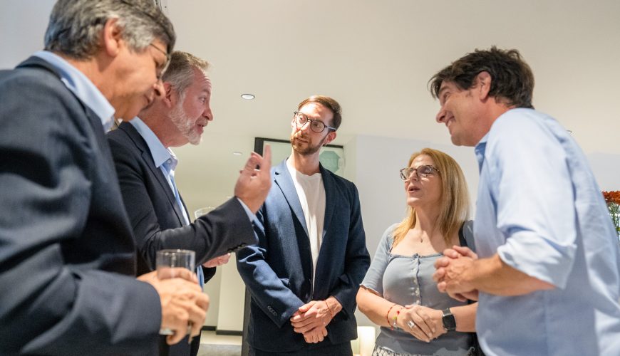 En el Brindis de Fin de Año de ATA nos acompañaron: Hector Huici, Eugenio Sosa Mendoza, Alejandro Pla,  Sofia Fariña y Matias Detry.